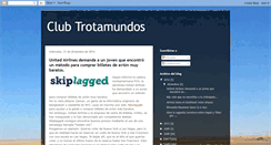 Desktop Screenshot of clubtrotamundos.blogspot.com