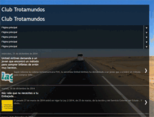 Tablet Screenshot of clubtrotamundos.blogspot.com