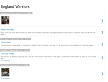 Tablet Screenshot of englandwarriors.blogspot.com