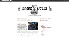 Desktop Screenshot of drinkaweek.blogspot.com