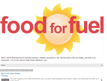 Tablet Screenshot of foodforfuelingup.blogspot.com