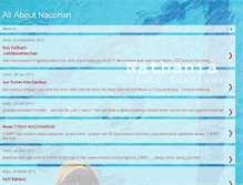 Tablet Screenshot of allaboutnacchan.blogspot.com