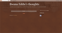 Desktop Screenshot of bwanaeddie.blogspot.com