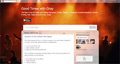 Desktop Screenshot of goodtimeswithgray.blogspot.com