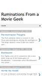 Mobile Screenshot of geekyruminations.blogspot.com