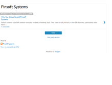 Tablet Screenshot of finsoftsystems.blogspot.com