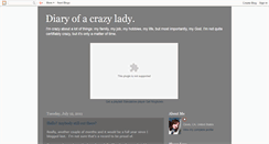 Desktop Screenshot of crazyladycheryl.blogspot.com