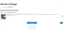 Tablet Screenshot of bensonmmbaga.blogspot.com