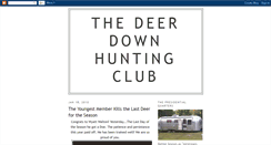 Desktop Screenshot of deerdownhuntingclub.blogspot.com