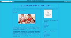 Desktop Screenshot of elcumplemasdivertido.blogspot.com