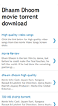 Mobile Screenshot of dhaamdhoomtorrent.blogspot.com