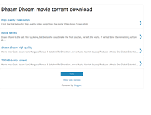 Tablet Screenshot of dhaamdhoomtorrent.blogspot.com