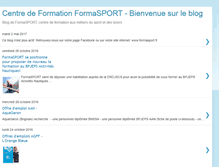 Tablet Screenshot of formasport-lyon.blogspot.com