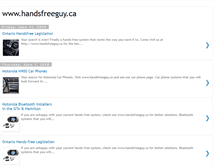 Tablet Screenshot of bluetoothhands-free.blogspot.com