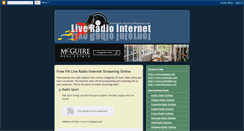 Desktop Screenshot of live-radio-internet.blogspot.com