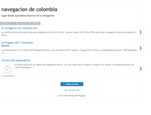 Tablet Screenshot of navegacioncolombia.blogspot.com