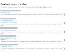 Tablet Screenshot of barefootrunningshoe.blogspot.com