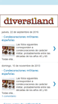 Mobile Screenshot of diversiland.blogspot.com