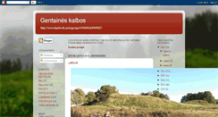 Desktop Screenshot of gentkalbes.blogspot.com