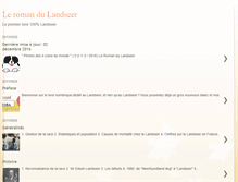 Tablet Screenshot of le-roman-du-landseer.blogspot.com