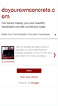 Mobile Screenshot of doyourownconcrete.blogspot.com