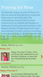 Mobile Screenshot of prayingfornina.blogspot.com