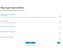 Tablet Screenshot of mario-collection.blogspot.com