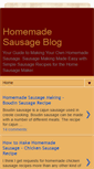 Mobile Screenshot of homemadesausageblog.blogspot.com