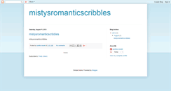 Desktop Screenshot of mistysromanticscribbles.blogspot.com