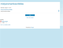 Tablet Screenshot of mistysromanticscribbles.blogspot.com