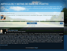 Tablet Screenshot of carlospivatto.blogspot.com