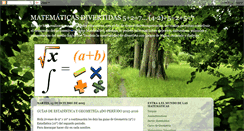 Desktop Screenshot of matematicadivertidacolsanjose.blogspot.com