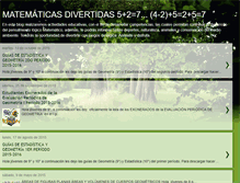 Tablet Screenshot of matematicadivertidacolsanjose.blogspot.com