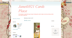 Desktop Screenshot of janetli921.blogspot.com