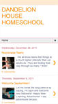 Mobile Screenshot of dandelionhousehomeschool.blogspot.com