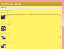 Tablet Screenshot of adelanteporhispania.blogspot.com