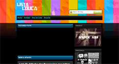 Desktop Screenshot of listalouca.blogspot.com