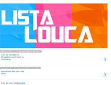 Tablet Screenshot of listalouca.blogspot.com