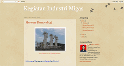 Desktop Screenshot of kegiatan-migas.blogspot.com