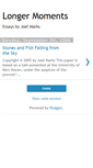 Mobile Screenshot of longermoments.blogspot.com