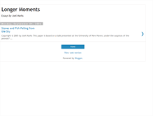 Tablet Screenshot of longermoments.blogspot.com