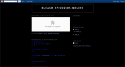 Desktop Screenshot of bleach-online-epi.blogspot.com