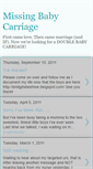 Mobile Screenshot of missingbabycarriage.blogspot.com