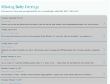 Tablet Screenshot of missingbabycarriage.blogspot.com