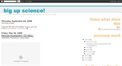 Desktop Screenshot of bigupscience.blogspot.com