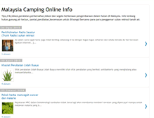 Tablet Screenshot of camping-malaysia.blogspot.com