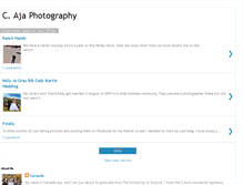 Tablet Screenshot of cajaphotography.blogspot.com