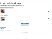 Tablet Screenshot of lospacciodellacalzatura.blogspot.com