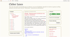 Desktop Screenshot of cleberianes.blogspot.com