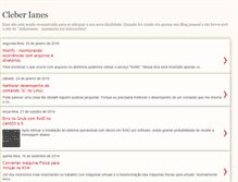 Tablet Screenshot of cleberianes.blogspot.com